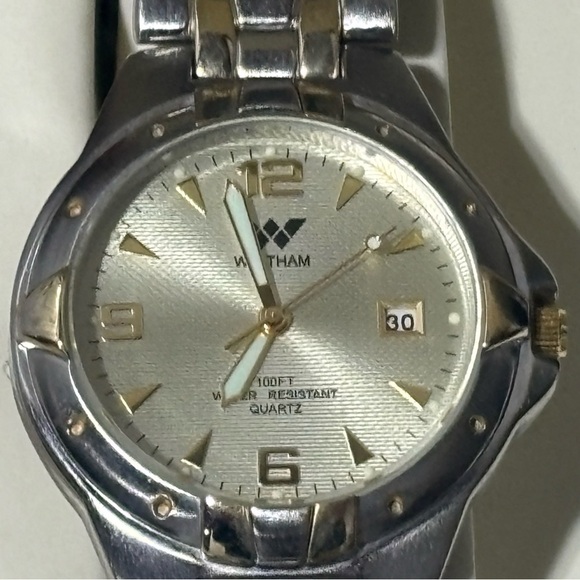 Waltham Other - NIB Men’s Waltham Silver and Gold Quartz Watch XAX107